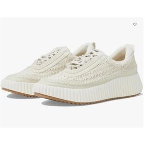Dolce Vita Sandstone Knit Platform Sneakers Women's Size 7.5
